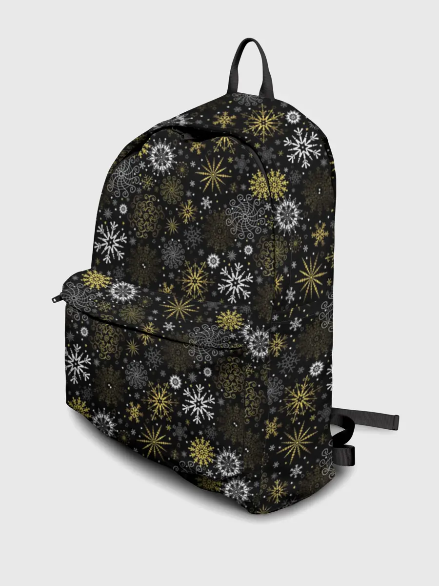 Рюкзак джинсовый / Зимние Узоры