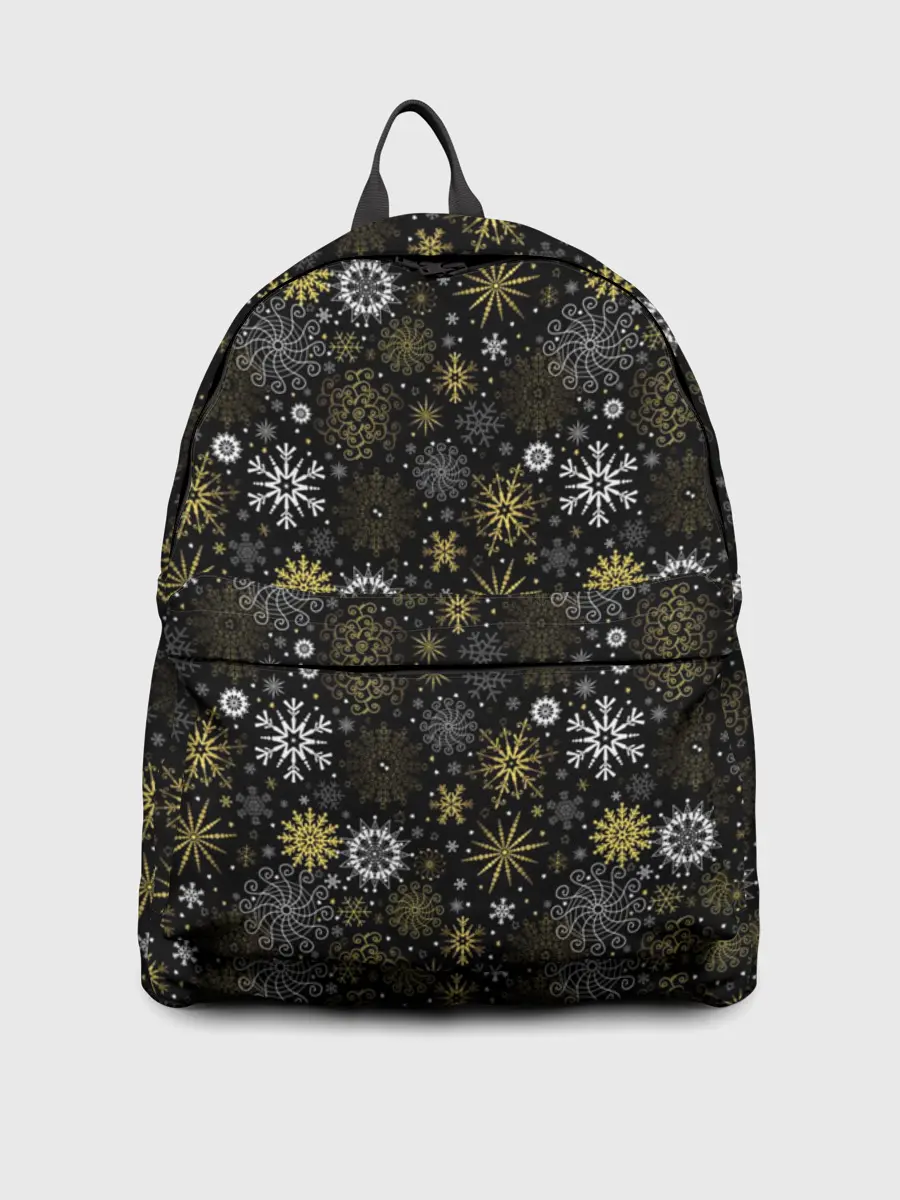 Рюкзак джинсовый / Зимние Узоры