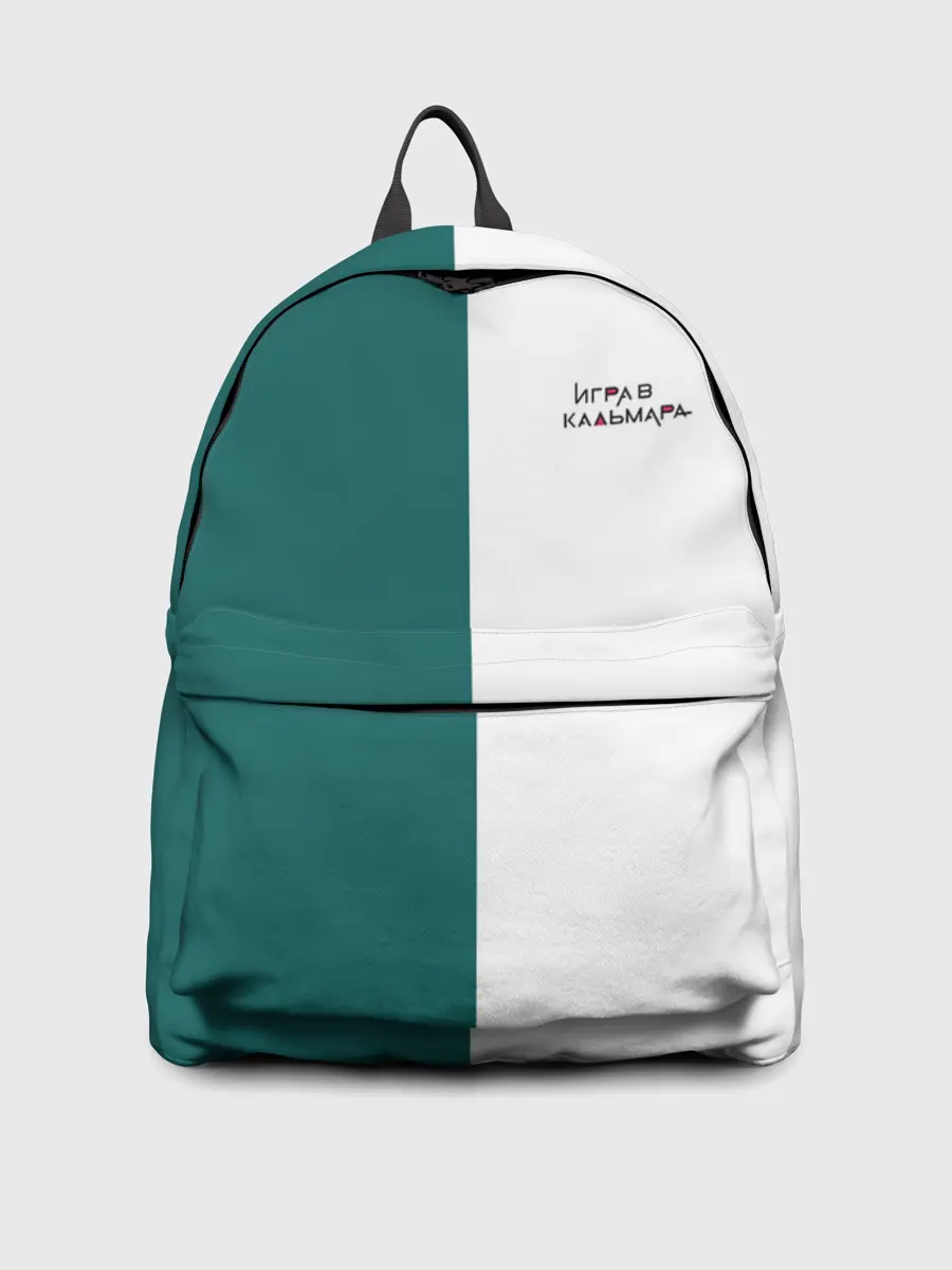 Рюкзак джинсовый / ИГРА В КАЛЬМАРА | РУС ЛОГО