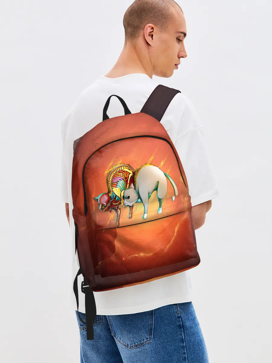 Рюкзак джинсовый / Cat 50/50