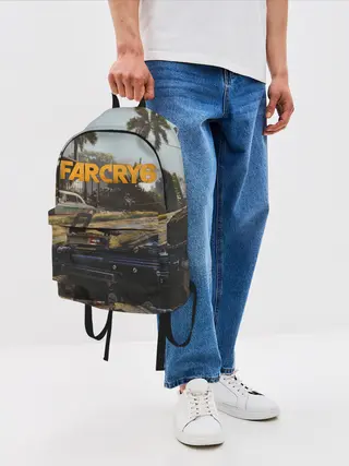 Рюкзак джинсовый / Far Cry 6 game art