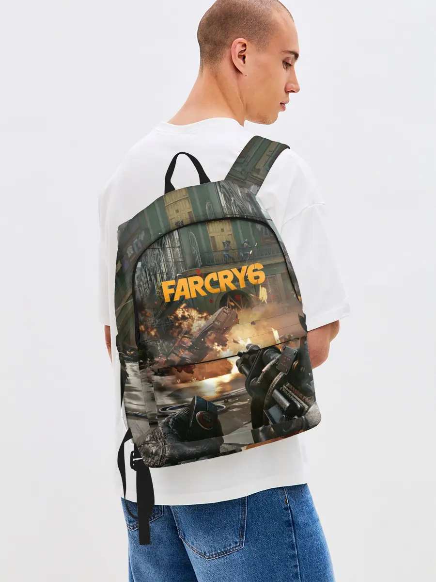 Рюкзак джинсовый / Far Cry 6 gameplay art