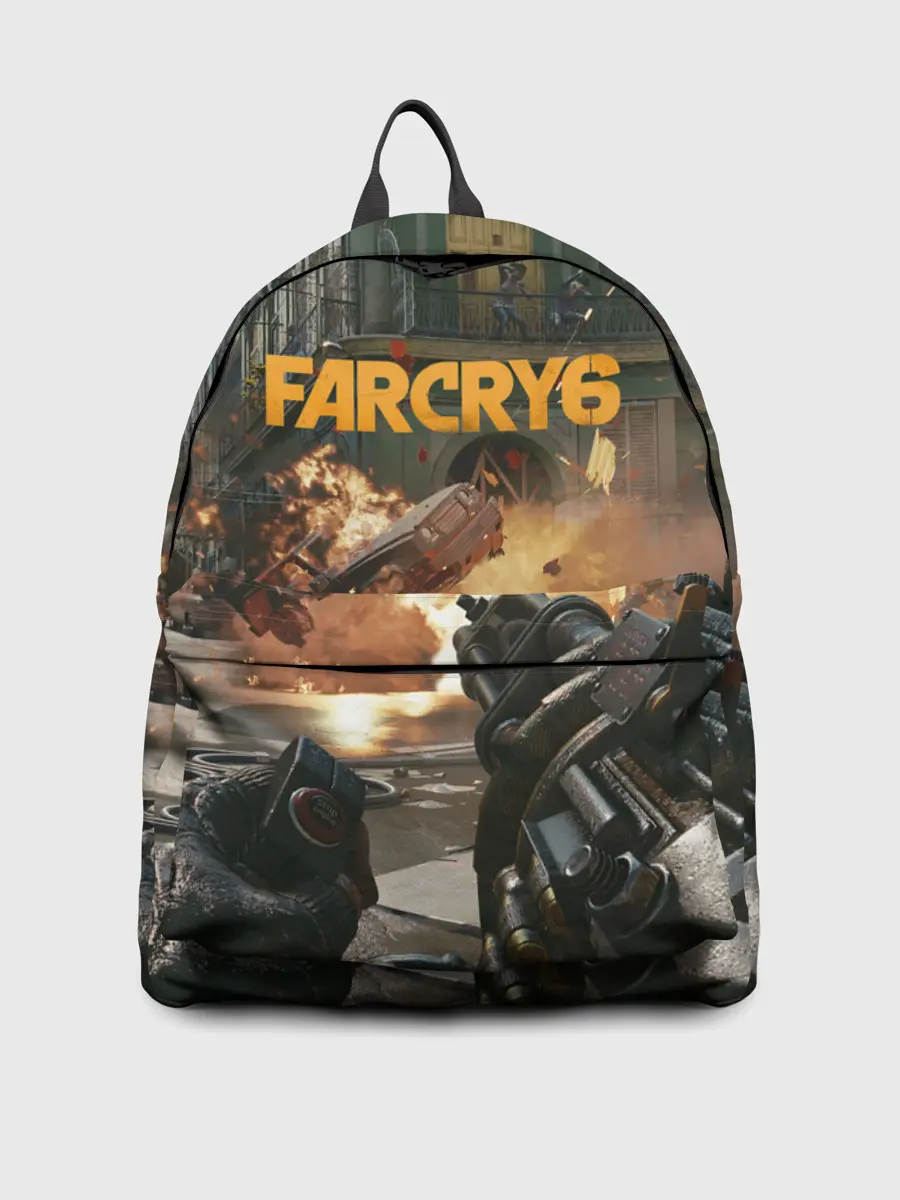 Рюкзак джинсовый / Far Cry 6 gameplay art