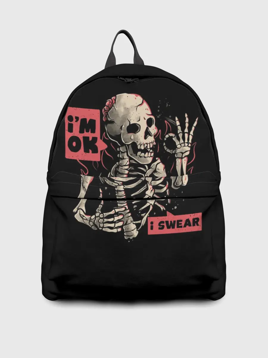 Рюкзак джинсовый / Я В Порядке | Im Ok