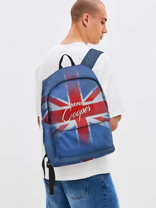 Рюкзак джинсовый / Mini cooper Великобритания