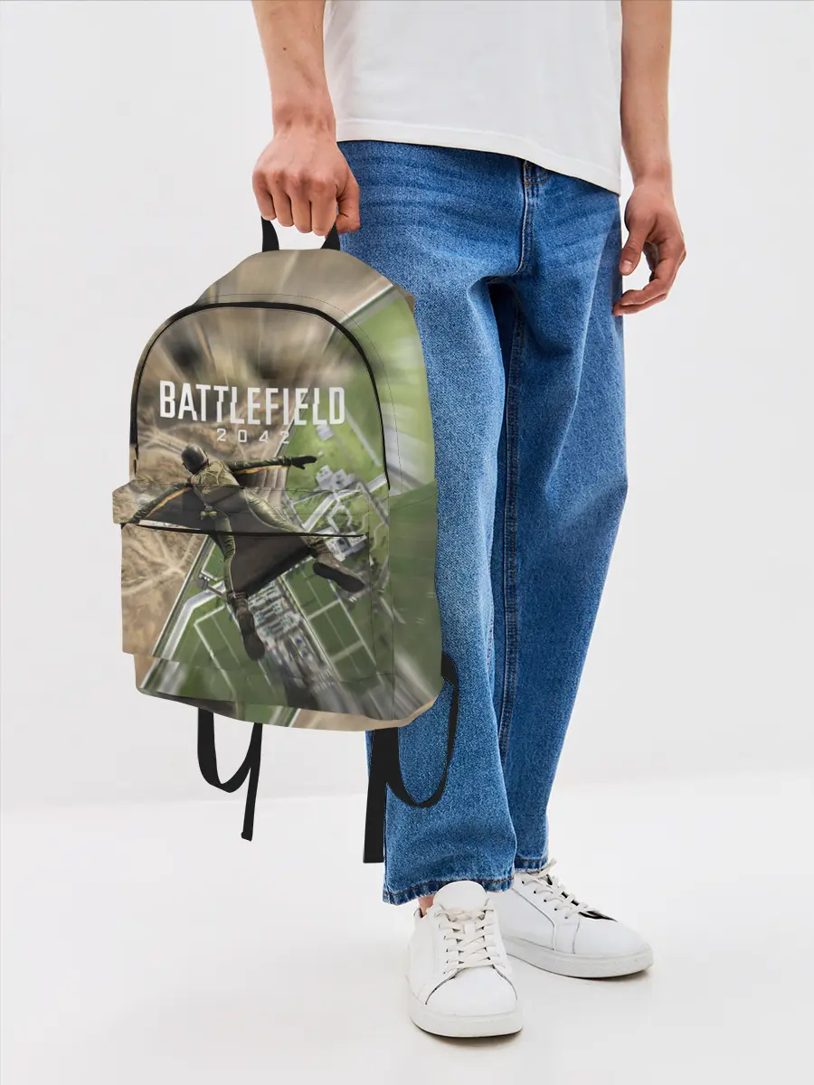 Рюкзак джинсовый / ВЫСАДКА | BATTLEFIELD 2042
