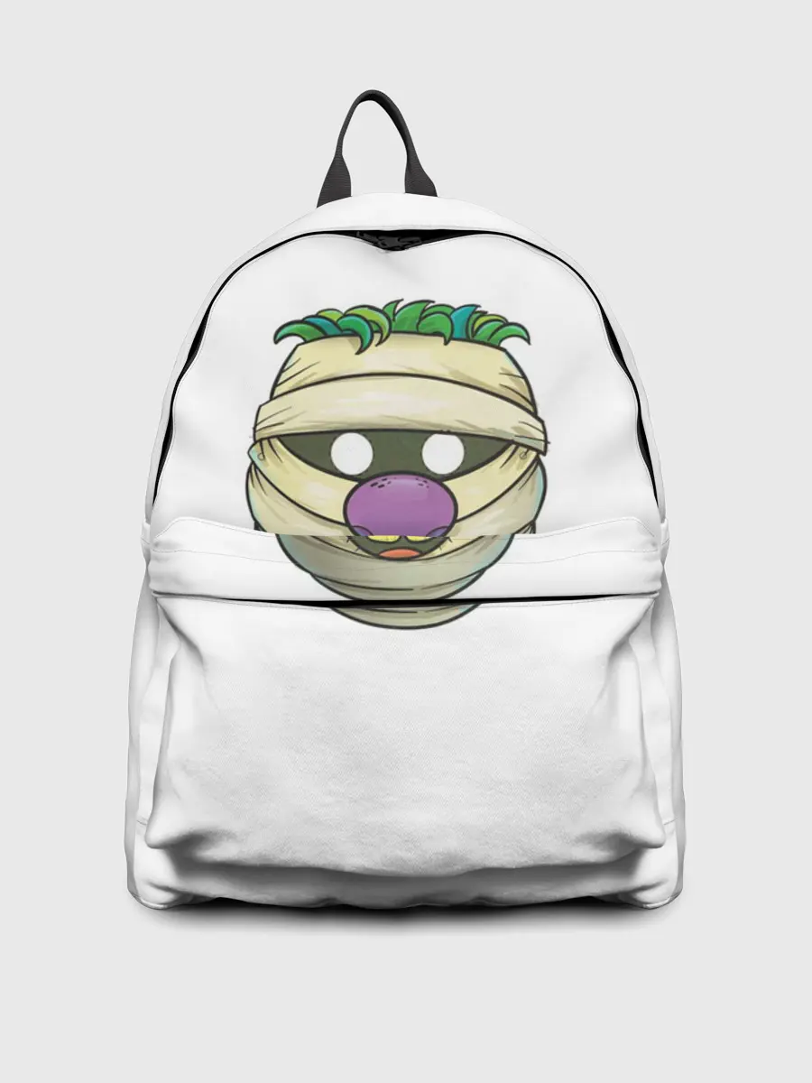 Рюкзак джинсовый / улыбающейся голова мумии