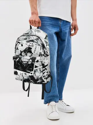 Рюкзак джинсовый / Магическая битва / Jujutsu Kaisen