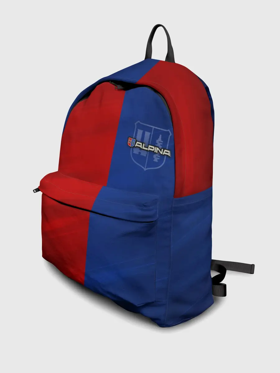 Рюкзак джинсовый / Логотип Alpina