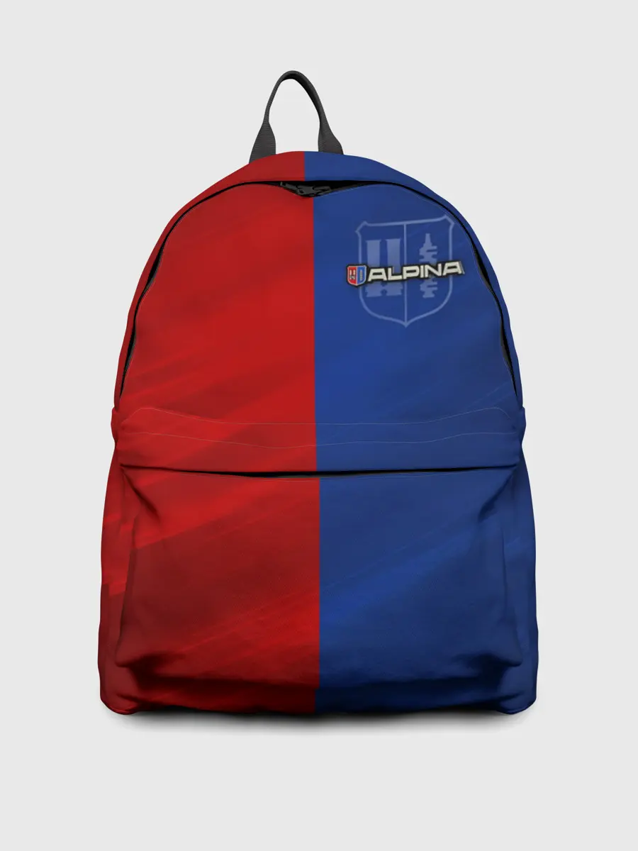 Рюкзак джинсовый / Логотип Alpina