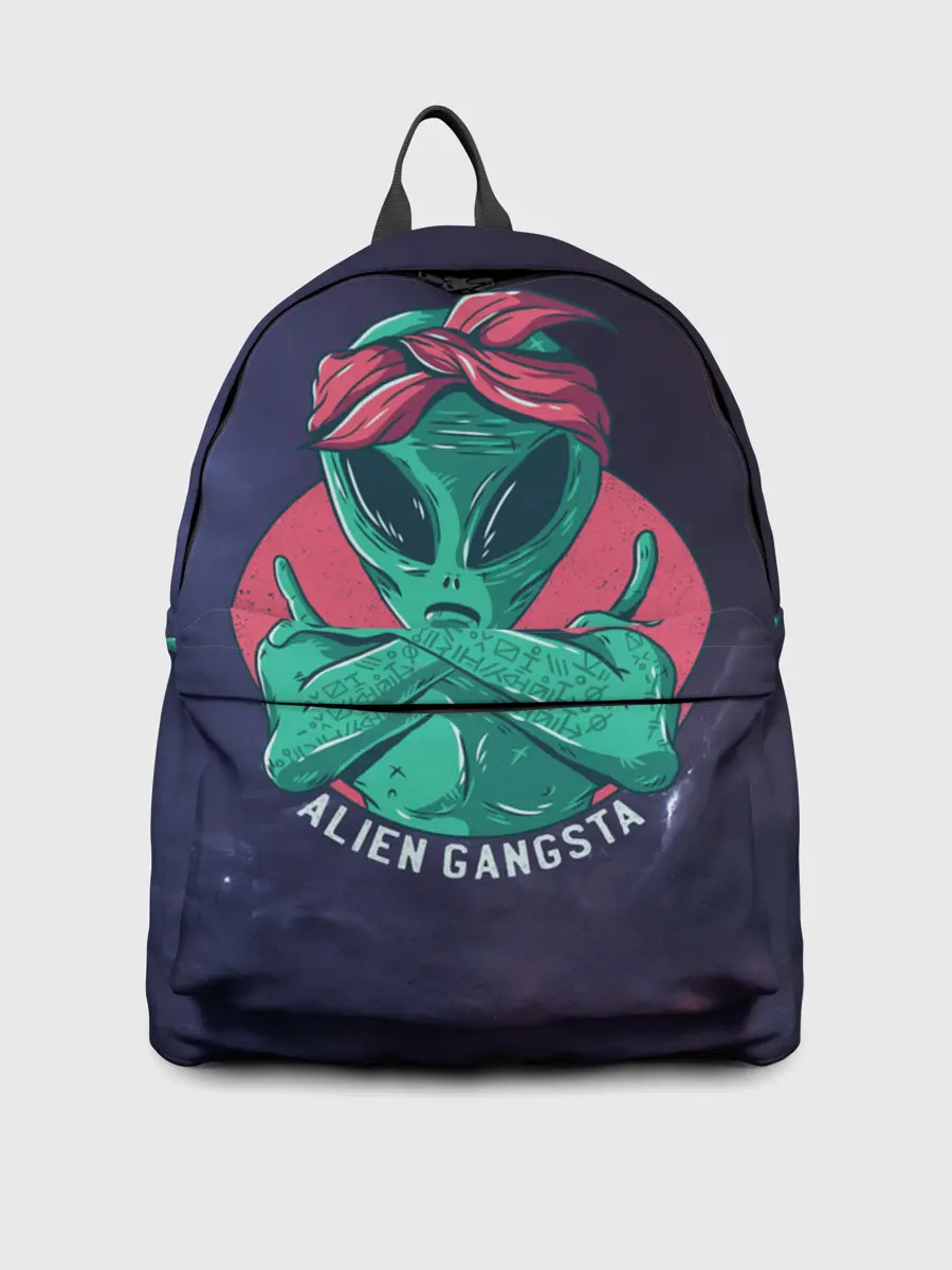 Рюкзак джинсовый / Инопланетянин | Гангста
