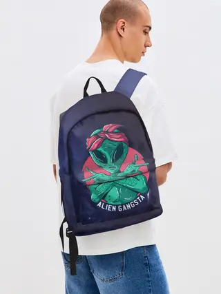 Рюкзак джинсовый / Инопланетянин | Гангста