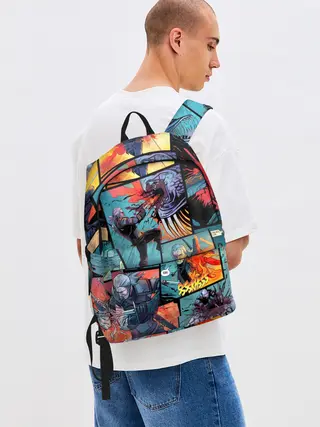 Рюкзак джинсовый / Ведьмак / The Witcher