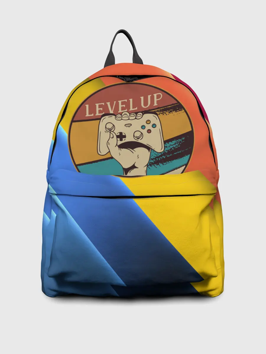 Рюкзак джинсовый / Джойстик | Level Up