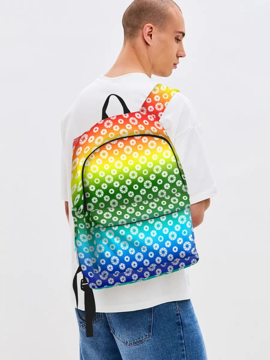 Рюкзак джинсовый / Для фотографов. RGB. Диафрагма.