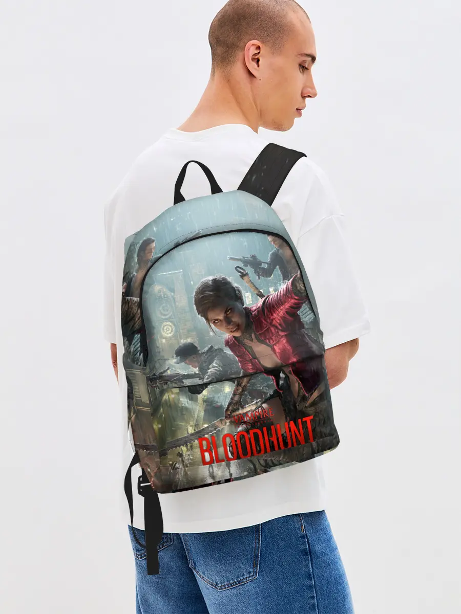 Рюкзак джинсовый / Vampire: The Masquerade - Bloodhunt