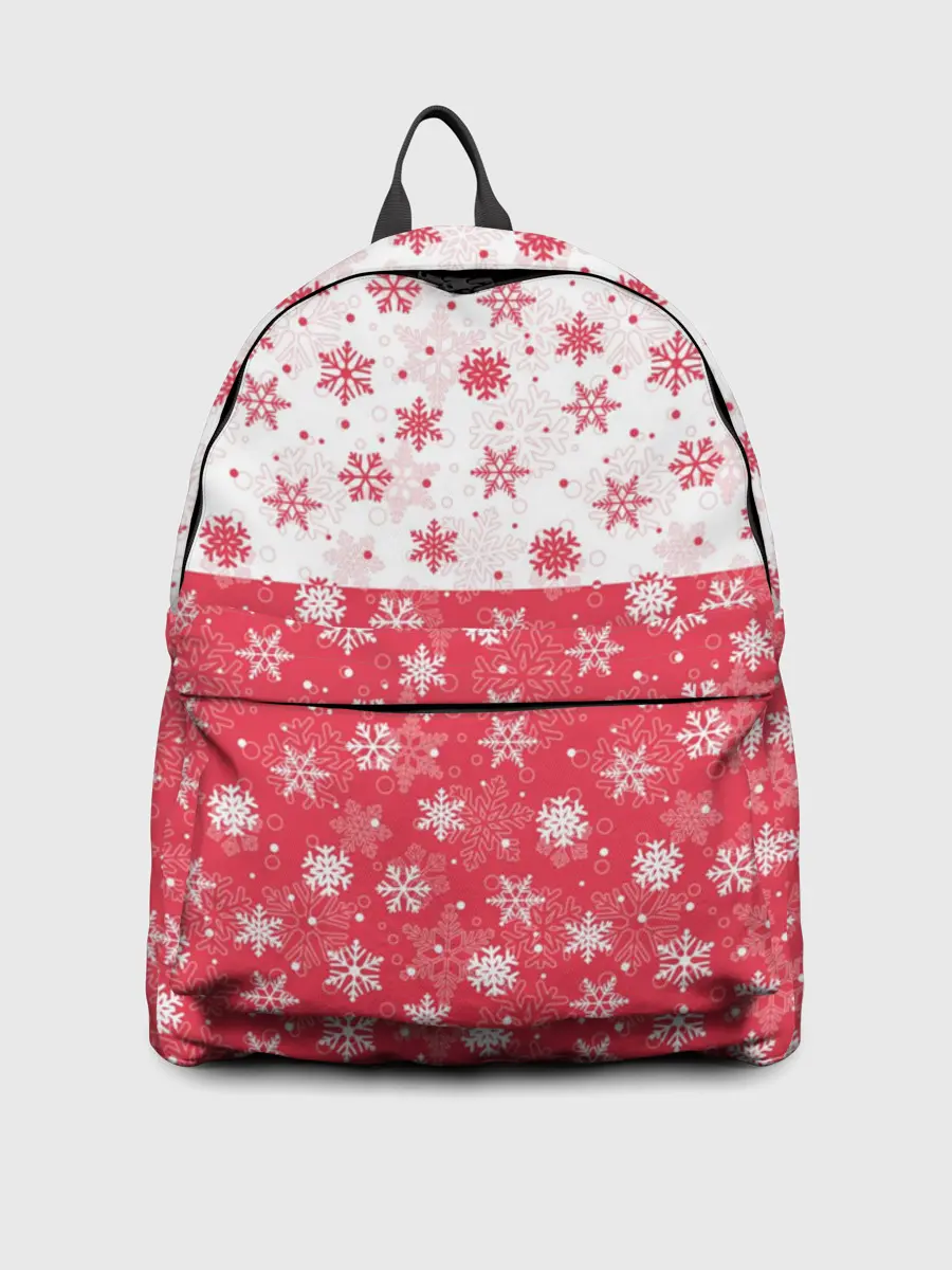 Рюкзак джинсовый / Снежинки