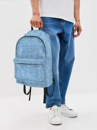 Рюкзак джинсовый / Морозный Иней