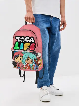 Рюкзак джинсовый / Toca Boca | Тока бока персонажи игры