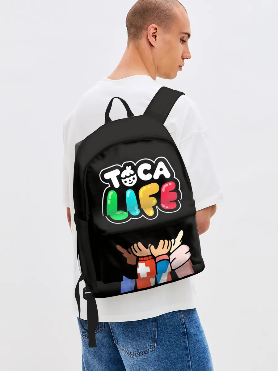 Рюкзак джинсовый / Toca Boca | Тока бока ДРУЖБА