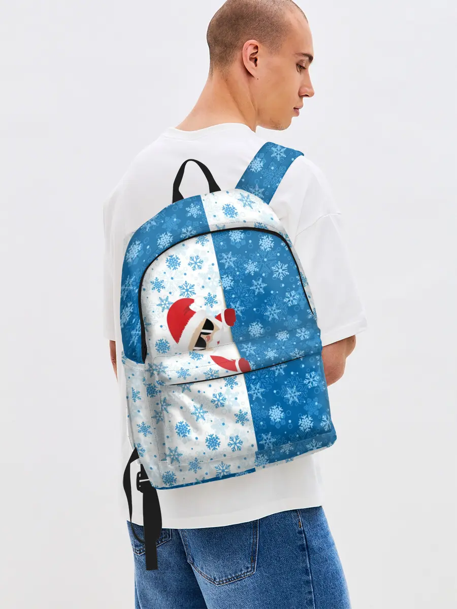 Рюкзак джинсовый / С Новым Годом