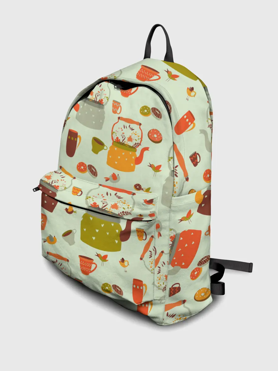 Рюкзак джинсовый / осенние чаепитие