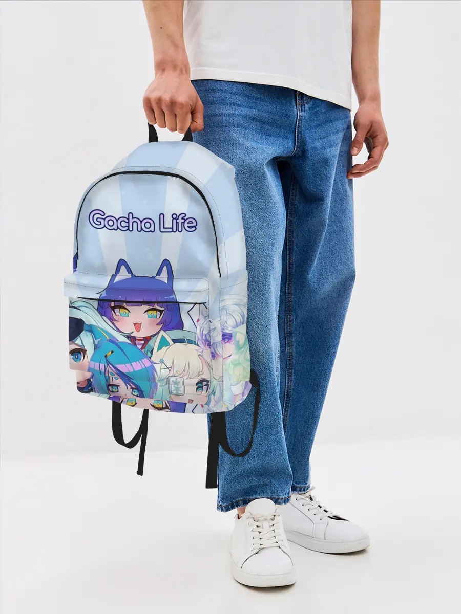 Рюкзак джинсовый / Gacha Club Character