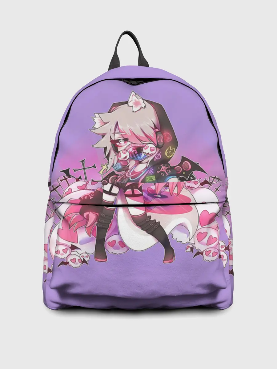 Рюкзак джинсовый / Gacha Club DJ Cry