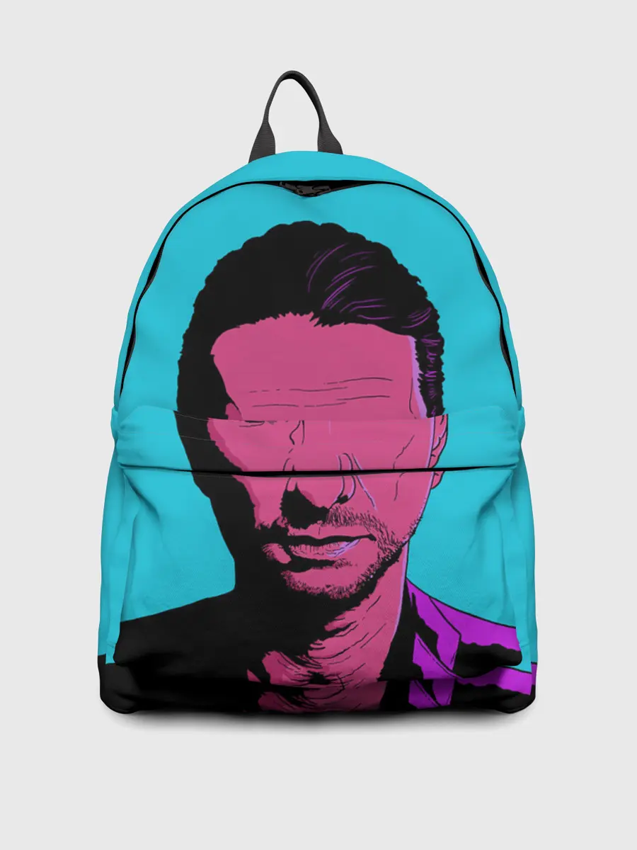 Рюкзак джинсовый / Дэйв Гаан арт