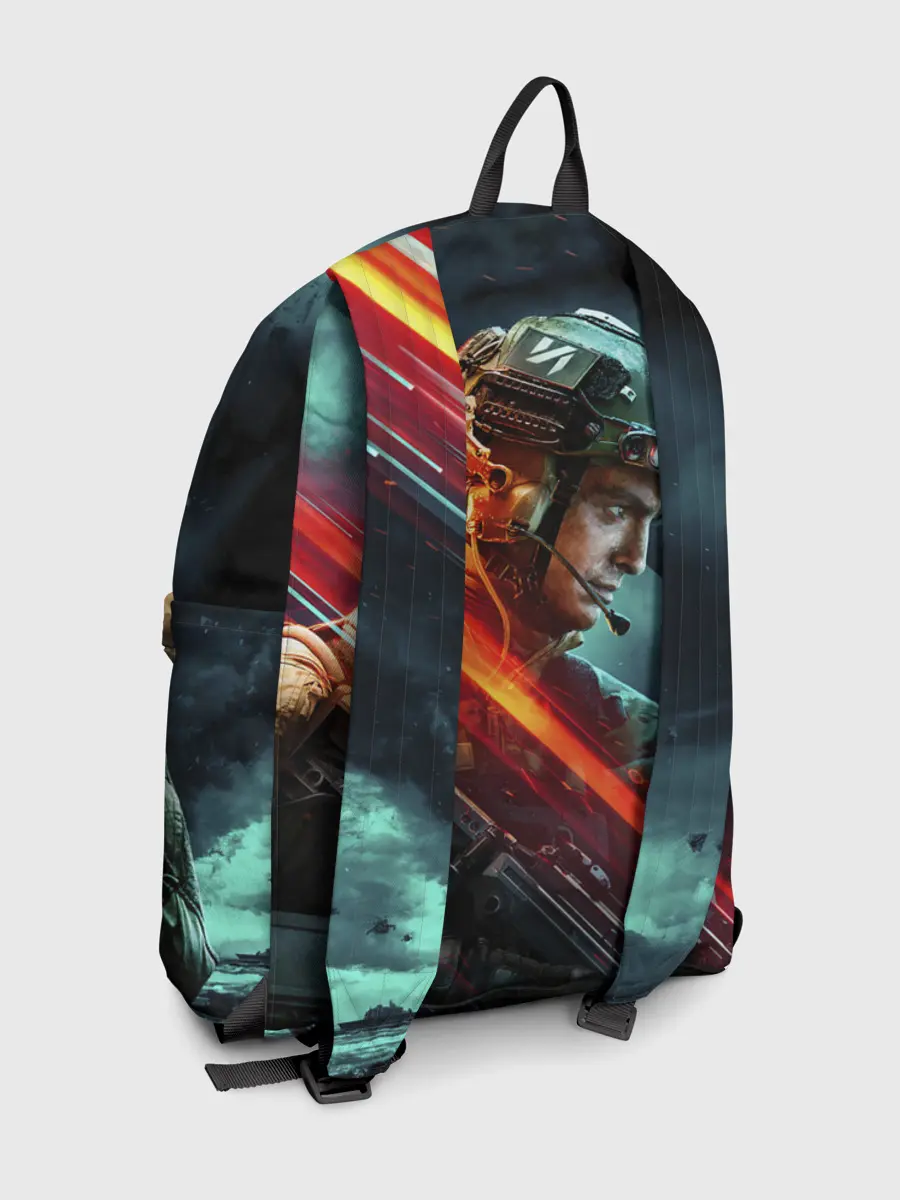 Рюкзак джинсовый / Battlefield 2042 game art