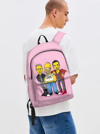 Рюкзак джинсовый / ДМ и Гомер