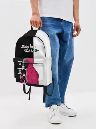 Рюкзак джинсовый / Игра в кальмара | SG