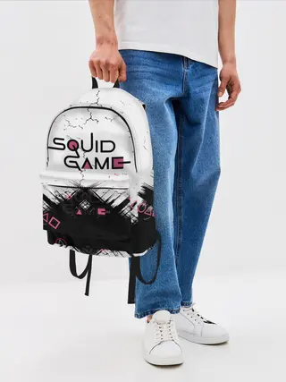 Рюкзак джинсовый / SQUID GAME | ИГРА В КАЛЬМАРА,