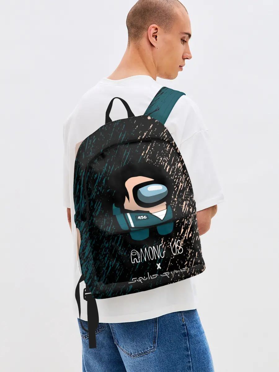 Рюкзак джинсовый / Among us в Игре в кальмара