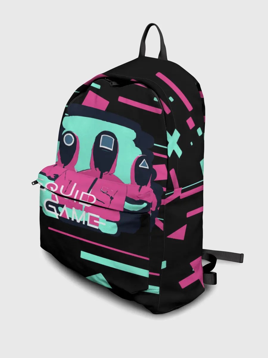 Рюкзак джинсовый / Игра в кальмара |