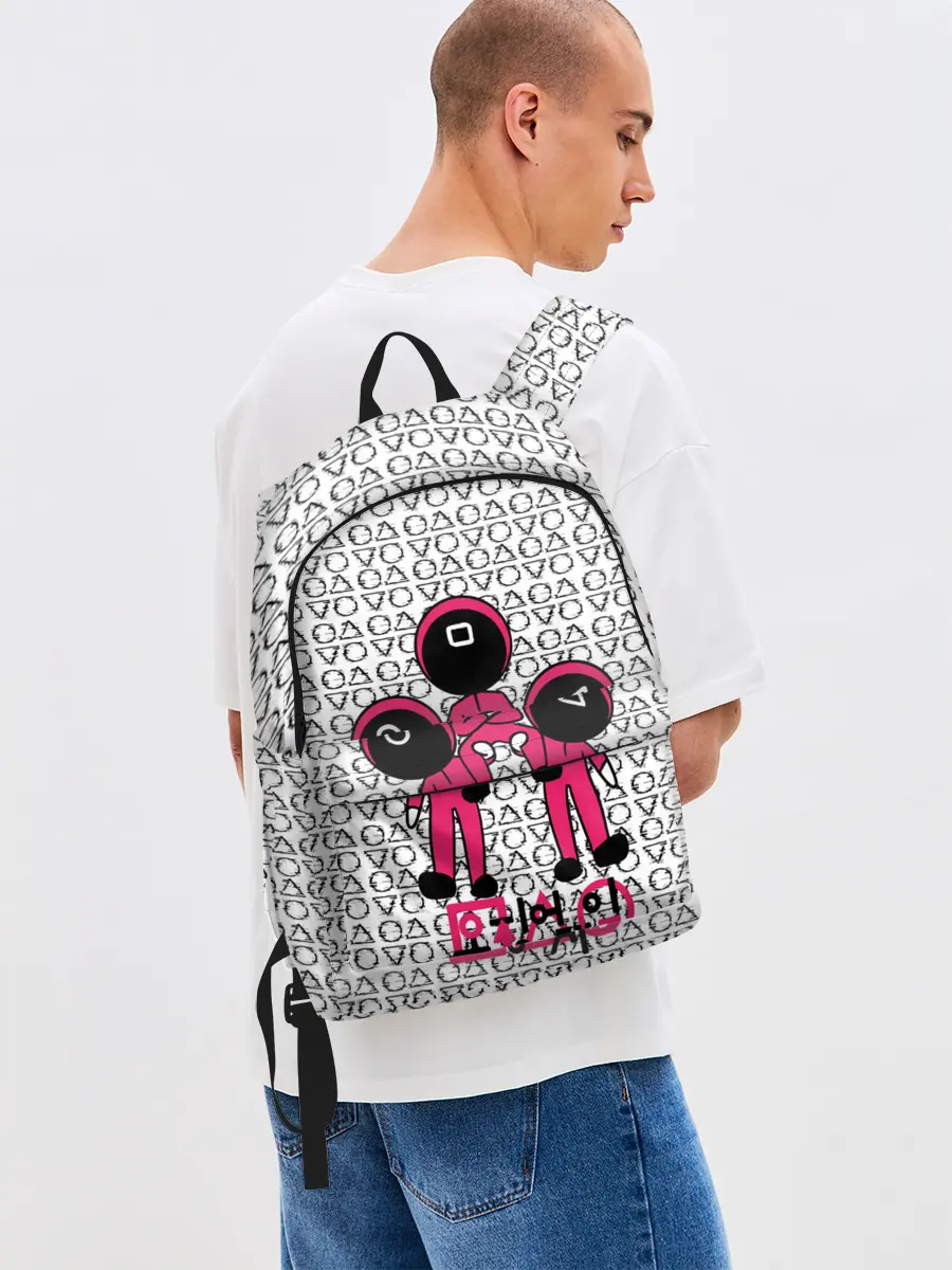 Рюкзак джинсовый / Игра в кальмара / Squid Game/