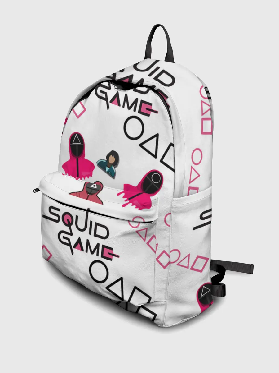 Рюкзак джинсовый / игра в кальмара злодеи