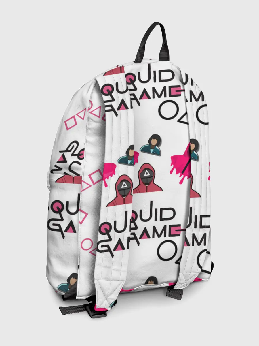 Рюкзак джинсовый / игра в кальмара злодеи