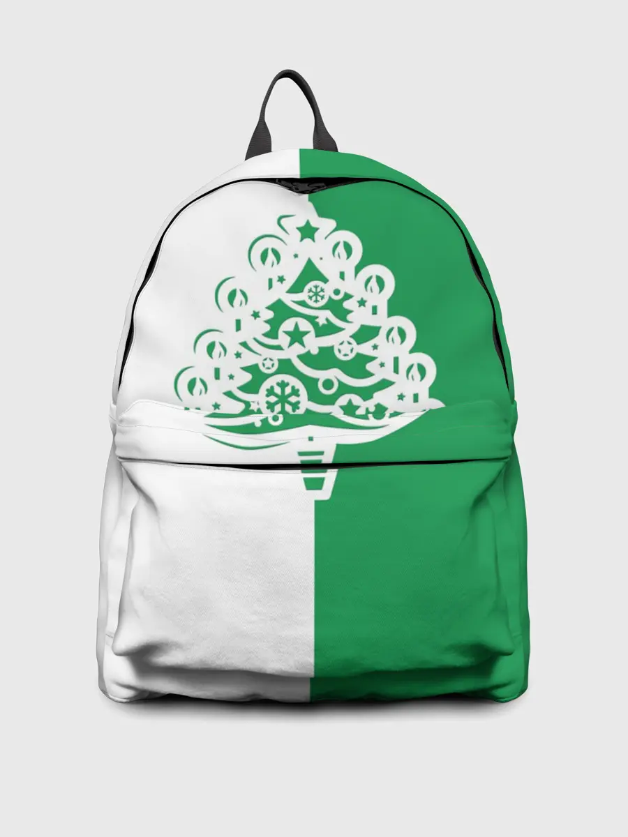 Рюкзак джинсовый / Зелёная Ёлочка