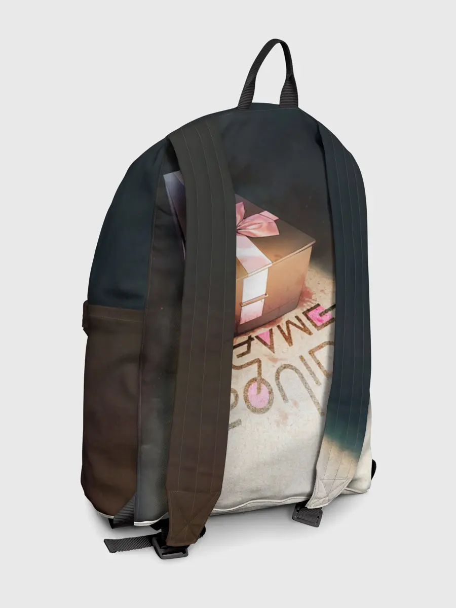 Рюкзак джинсовый / ИГРА В КАЛЬМАРА ГРОБ | SQUID GAME