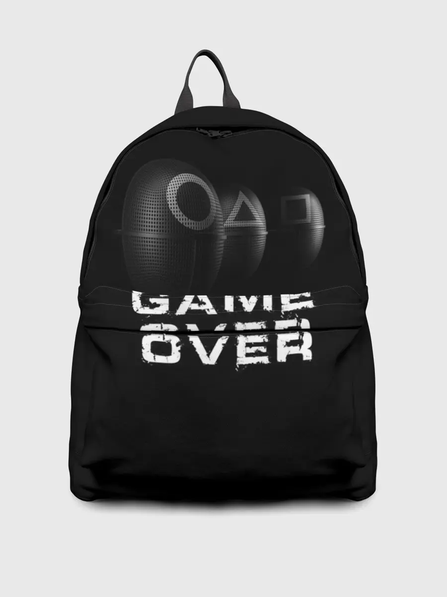 Рюкзак джинсовый / ИГРА В КАЛЬМАРА GAME OVER