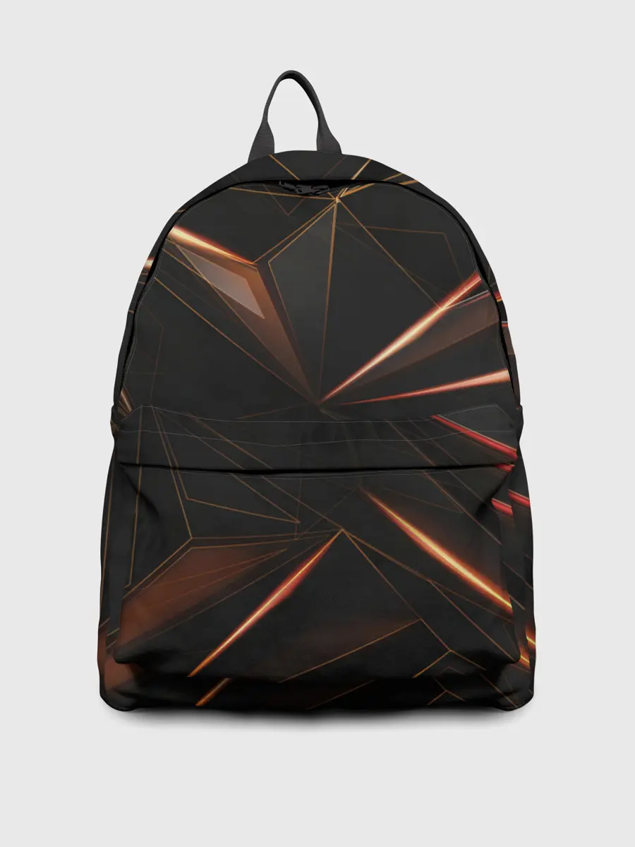 Рюкзак джинсовый / Геометрическая абстракция.