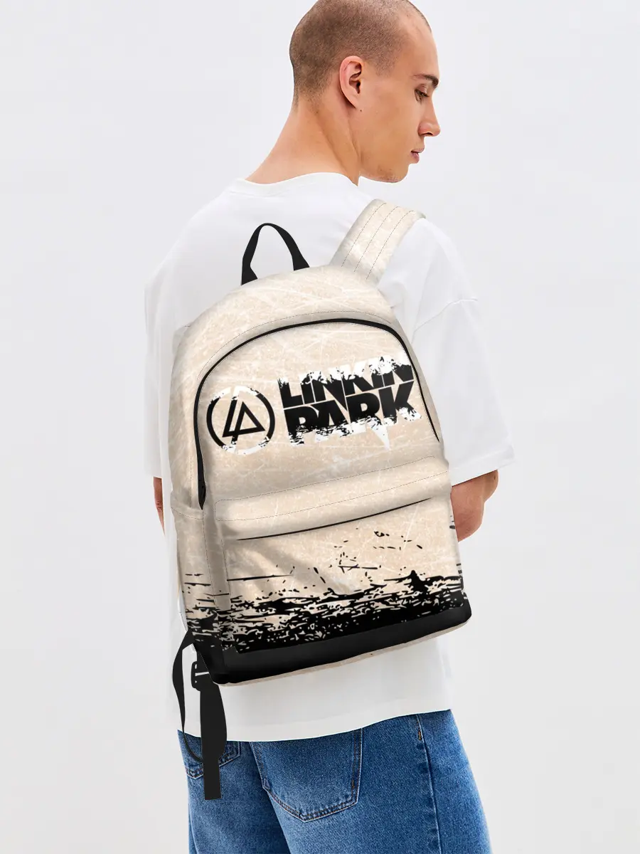 Рюкзак джинсовый / Linkin Park | Рок Группа Линкин Парк