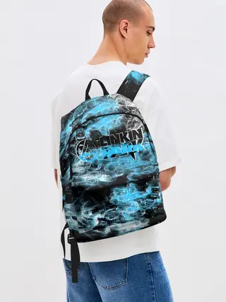 Рюкзак джинсовый / Линкин Парк Рок