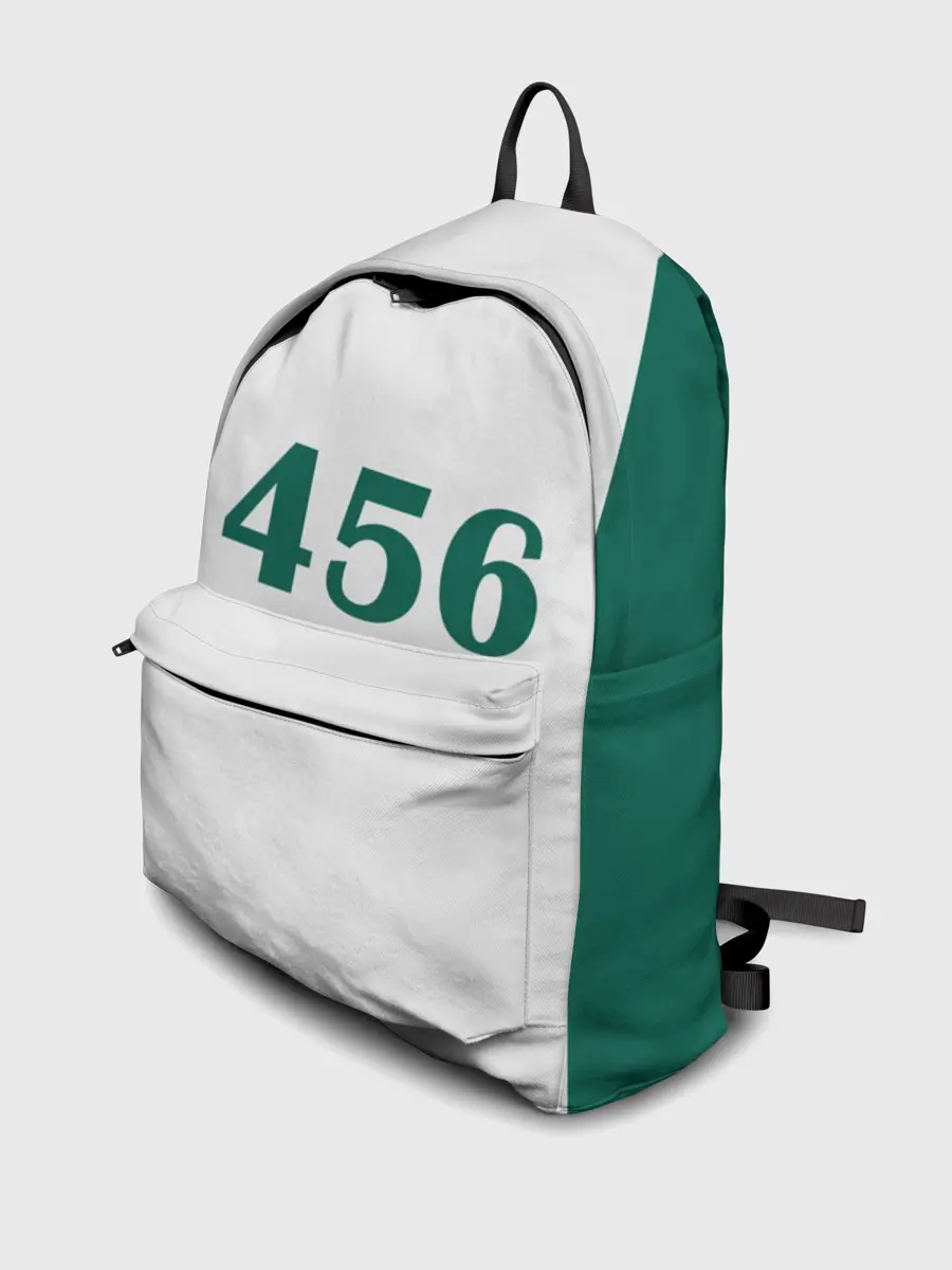 Рюкзак джинсовый / Как в Игре в Кальмара. Футболка 456 игрока