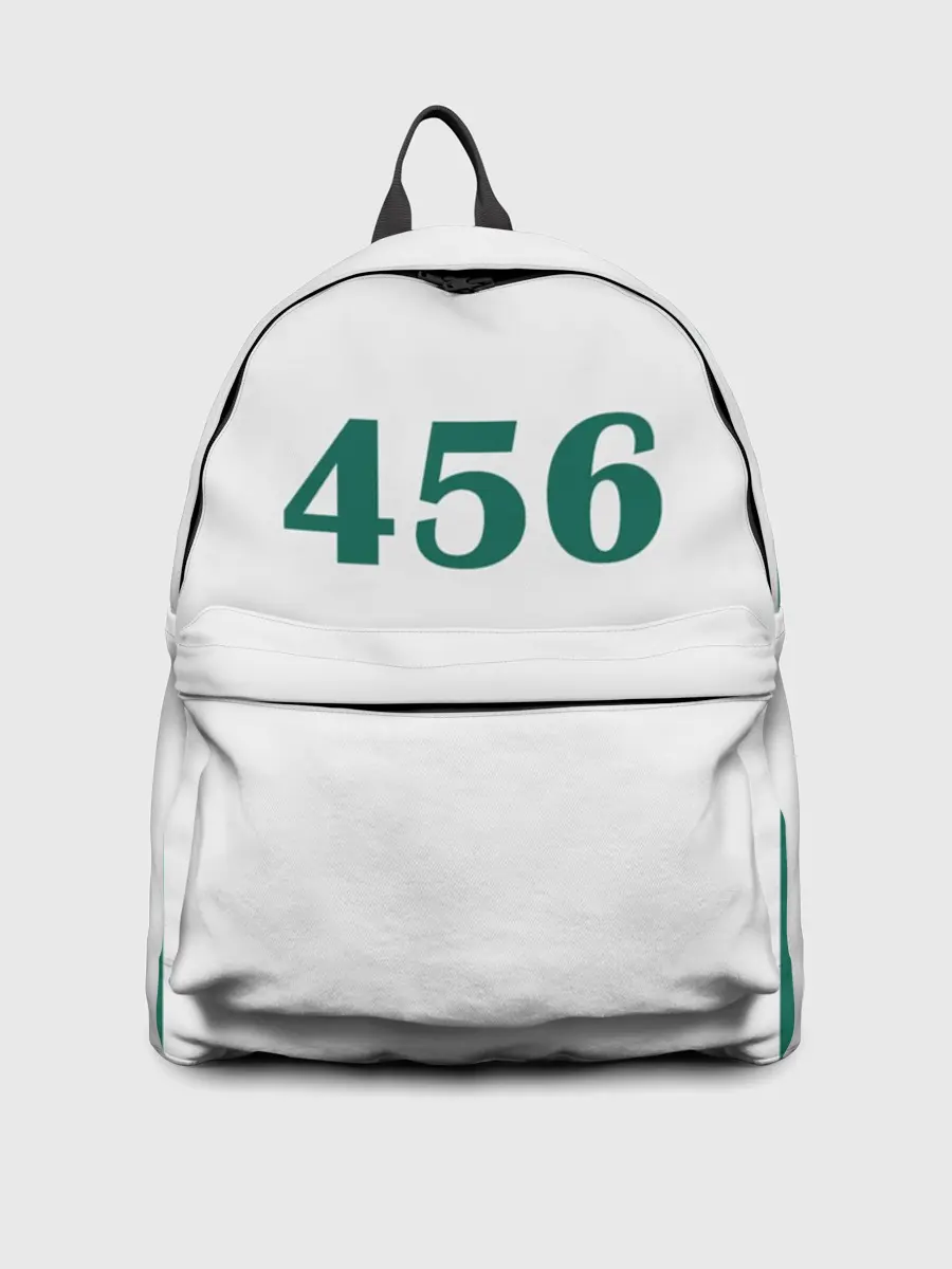 Рюкзак джинсовый / Как в Игре в Кальмара. Футболка 456 игрока