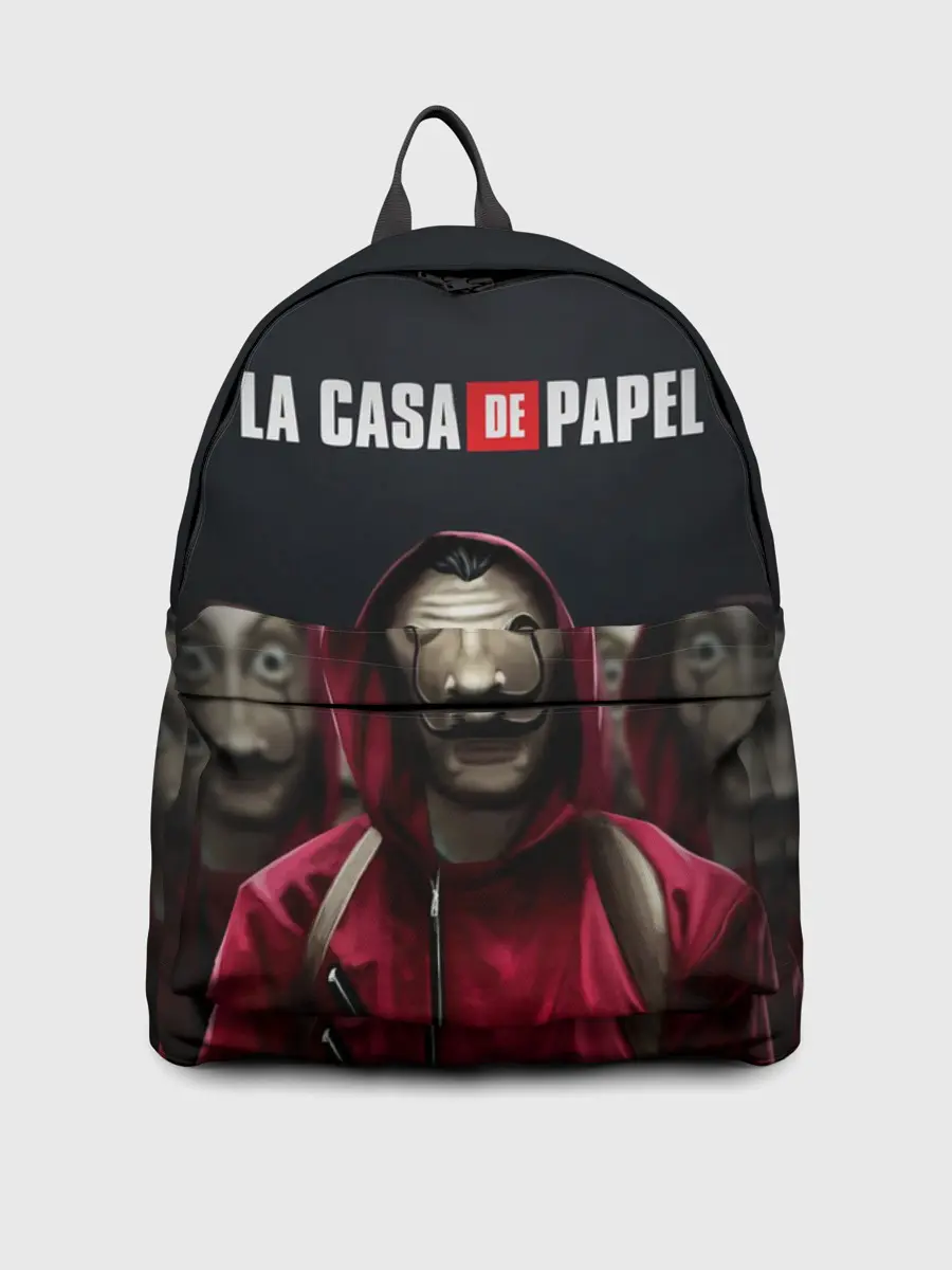 Рюкзак джинсовый / Бумажный дом, La Casa de Papel