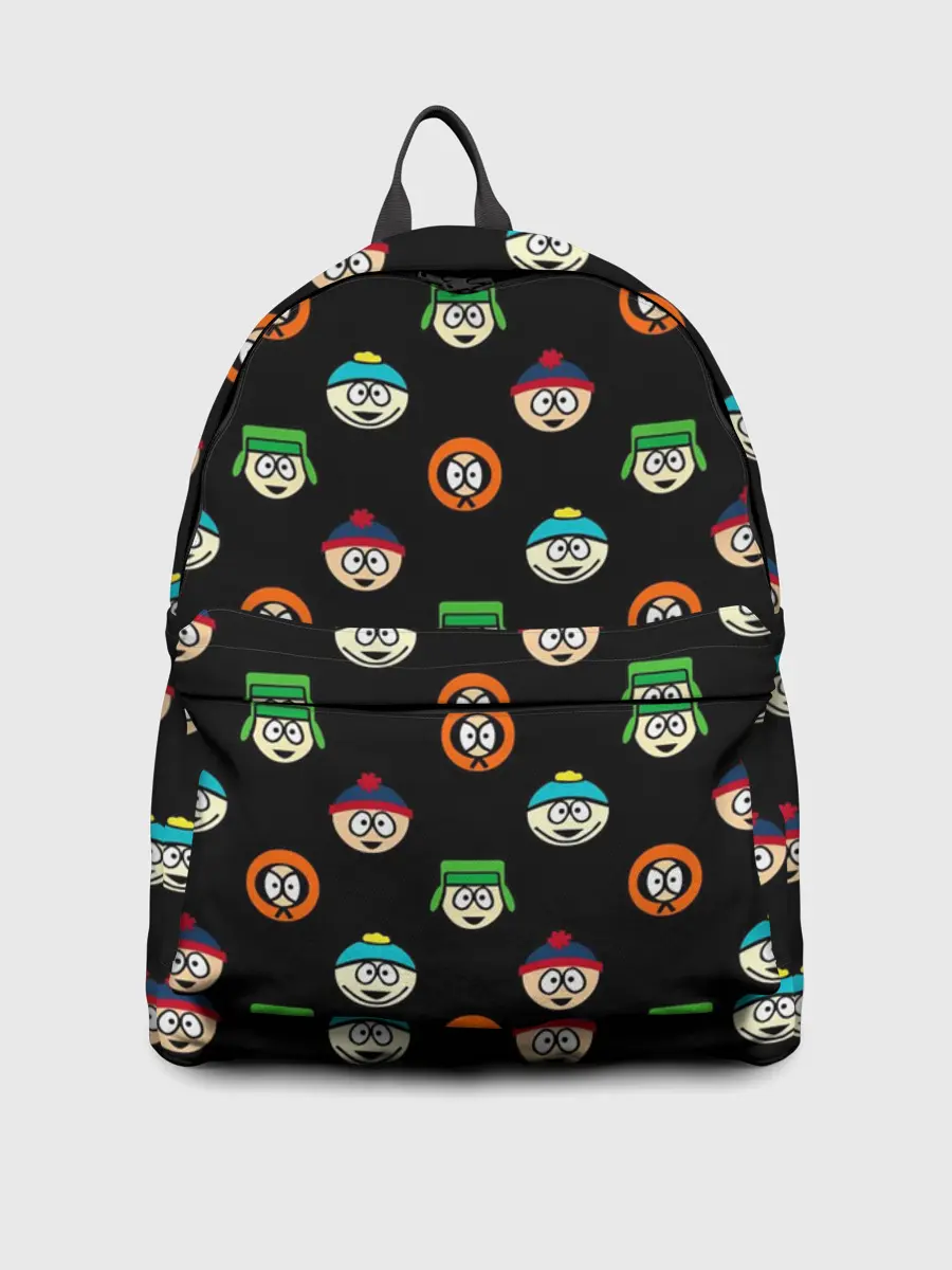 Рюкзак джинсовый / Южный парк, паттерн