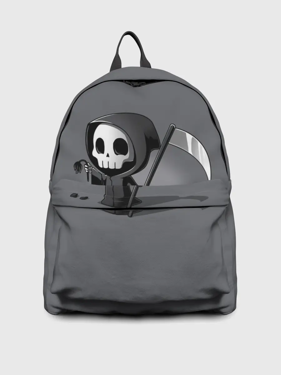 Рюкзак джинсовый / жнец и цветок