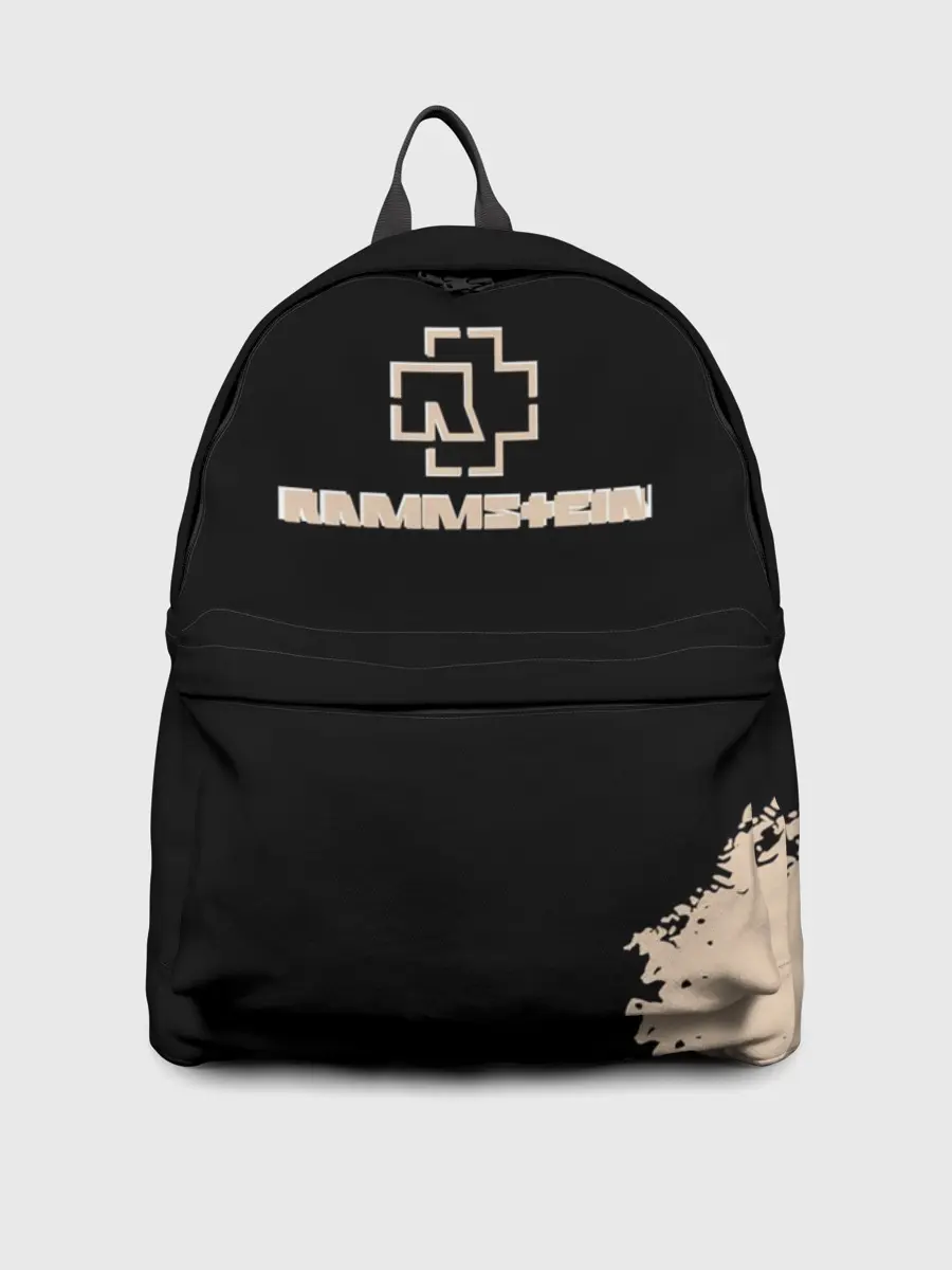 Рюкзак джинсовый / RAMMSTEIN | Рамштайн Рок Лого